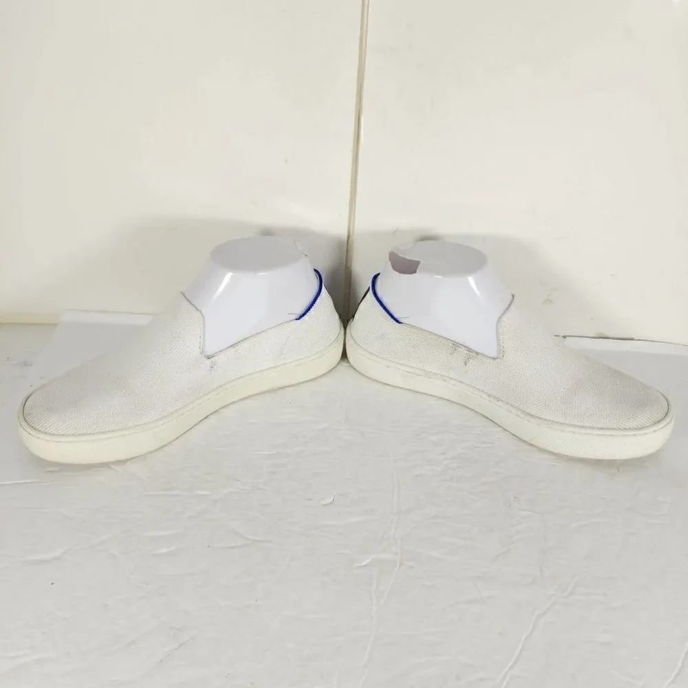 ROTHY'S Women's The Original Slip On US6 Knit White Flat Comfort Sneaker Shoes